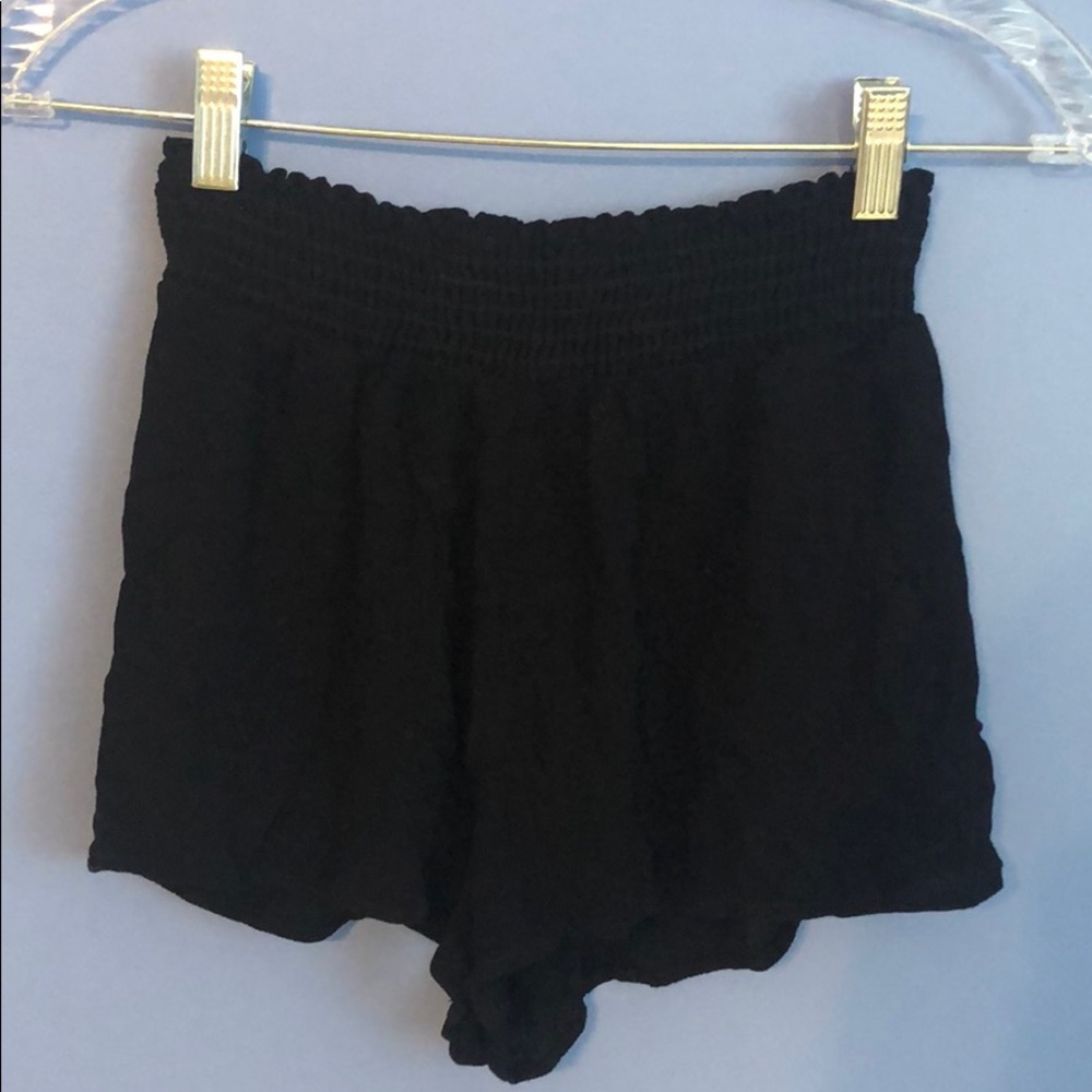 Black Urban Outfitters flowy shorts